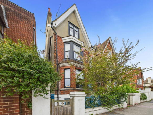 Exterior of the building at 42 Sackville Road, Hove